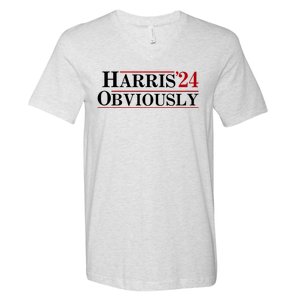 Harris Obviously 2024 V-Neck T-Shirt