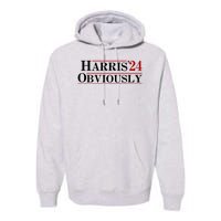 Harris Obviously 2024 Premium Hoodie