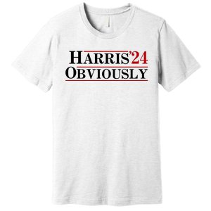 Harris Obviously 2024 Premium T-Shirt