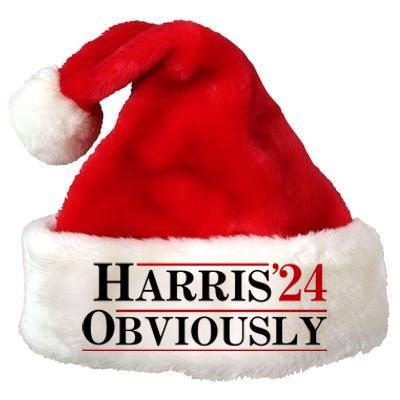 Harris Obviously 2024 Premium Christmas Santa Hat