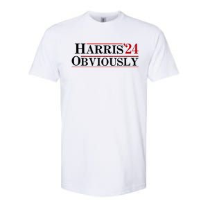 Harris Obviously 2024 Softstyle CVC T-Shirt