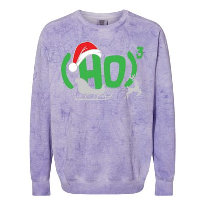 Ho3 Ho Times Three  Colorblast Crewneck Sweatshirt