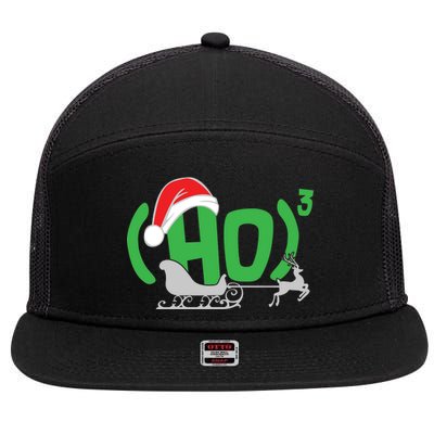 Ho3 Ho Times Three  7 Panel Mesh Trucker Snapback Hat