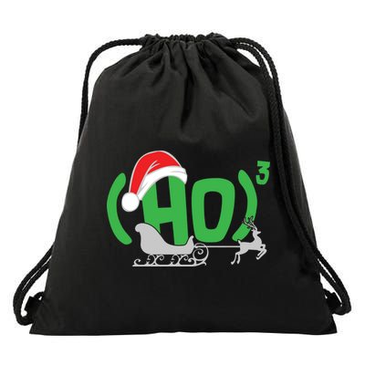 Ho3 Ho Times Three  Drawstring Bag