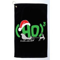 Ho3 Ho Times Three  Golf Towel