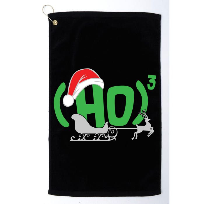 Ho3 Ho Times Three  Golf Towel