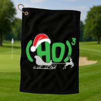 Ho3 Ho Times Three  Golf Towel