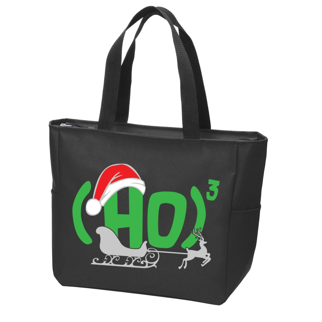 Ho3 Ho Times Three  Zip Tote Bag