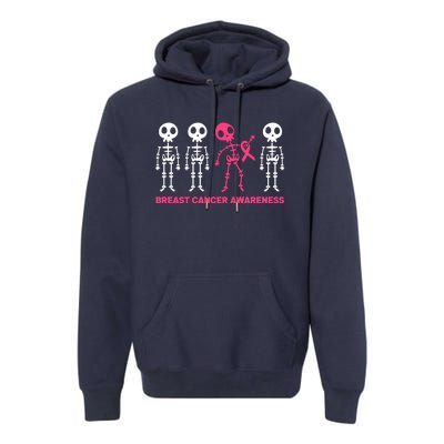 Halloween October 31 Breast Cancer Awareness Premium Hoodie