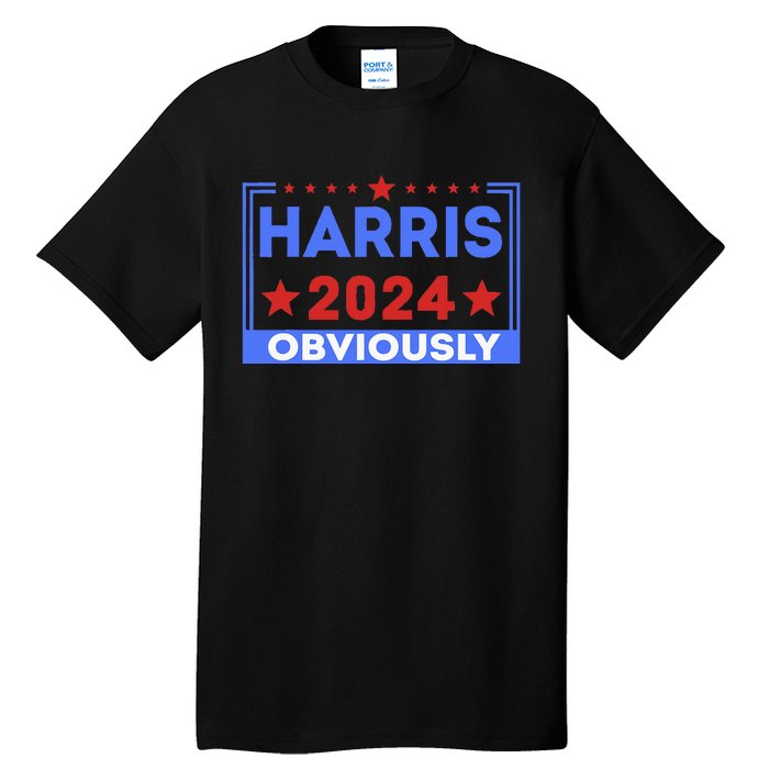 Harris Obviously A Vote For 2024 Tall T-Shirt