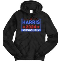 Harris Obviously A Vote For 2024 Tie Dye Hoodie