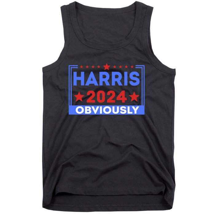 Harris Obviously A Vote For 2024 Tank Top