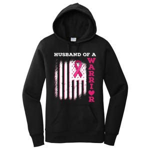  Husband Of A Warrior Breast Cancer Awareness Women's Pullover Hoodie