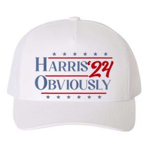 Harris. Obviously. A Vote For 2024 President Kamala Harris Yupoong Adult 5-Panel Trucker Hat