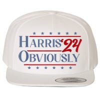 Harris. Obviously. A Vote For 2024 President Kamala Harris Wool Snapback Cap