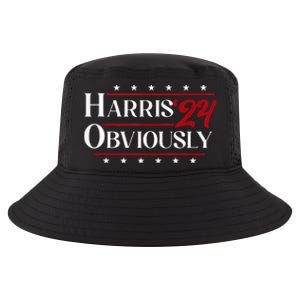 Harris. Obviously. A Vote For 2024 President Kamala Harris Cool Comfort Performance Bucket Hat