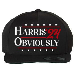 Harris. Obviously. A Vote For 2024 President Kamala Harris Wool Snapback Cap