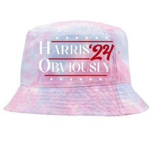 Harris. Obviously. A Vote For 2024 President Kamala Harris Tie-Dyed Bucket Hat