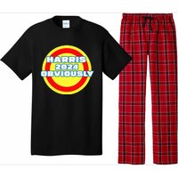 Harris. Obviously. A Vote For 2024 President Kamala Harris Pajama Set