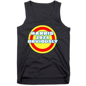 Harris. Obviously. A Vote For 2024 President Kamala Harris Tank Top