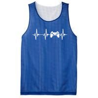 Heartbeat Of A Gamer Gift Gaming Funny Gift Gamer Gift Mesh Reversible Basketball Jersey Tank