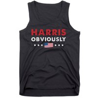 Harris. Obviously. A Vote For 2024 President Kamala Harris Tank Top