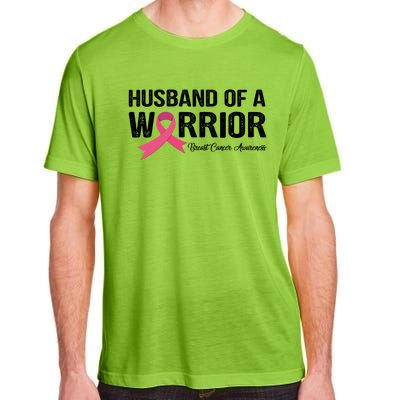 Husband Of A Warrior Breast Cancer Awareness Funny Gift Funny Gift Adult ChromaSoft Performance T-Shirt