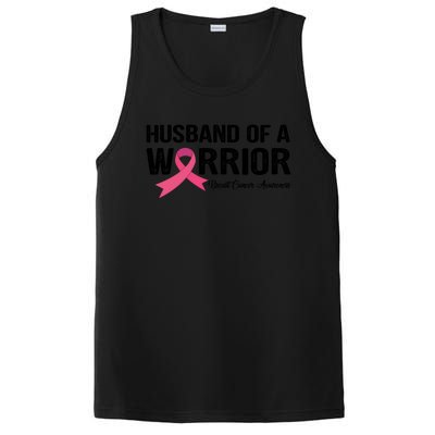 Husband Of A Warrior Breast Cancer Awareness Funny Gift Funny Gift PosiCharge Competitor Tank