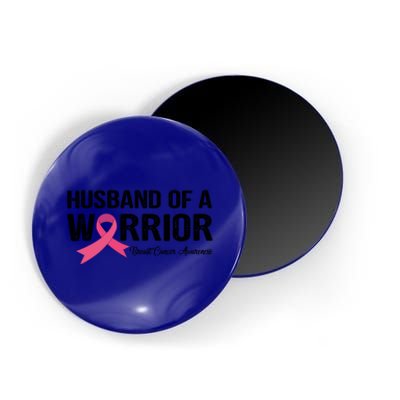 Husband Of A Warrior Breast Cancer Awareness Funny Gift Funny Gift Magnet