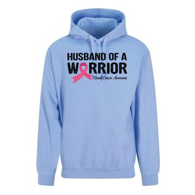 Husband Of A Warrior Breast Cancer Awareness Funny Gift Funny Gift Unisex Surf Hoodie