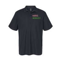 Harris. Obviously. A Vote For 2024 President Kamala Harris Softstyle Adult Sport Polo