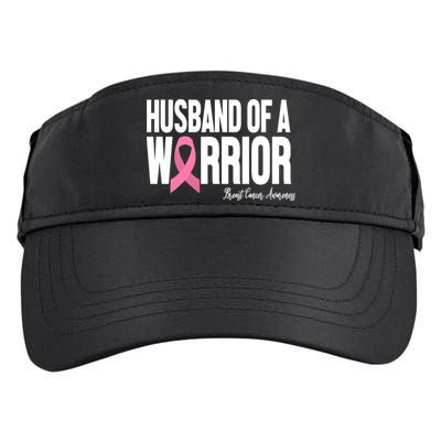 Husband Of A Warrior Breast Cancer Awanress Adult Drive Performance Visor