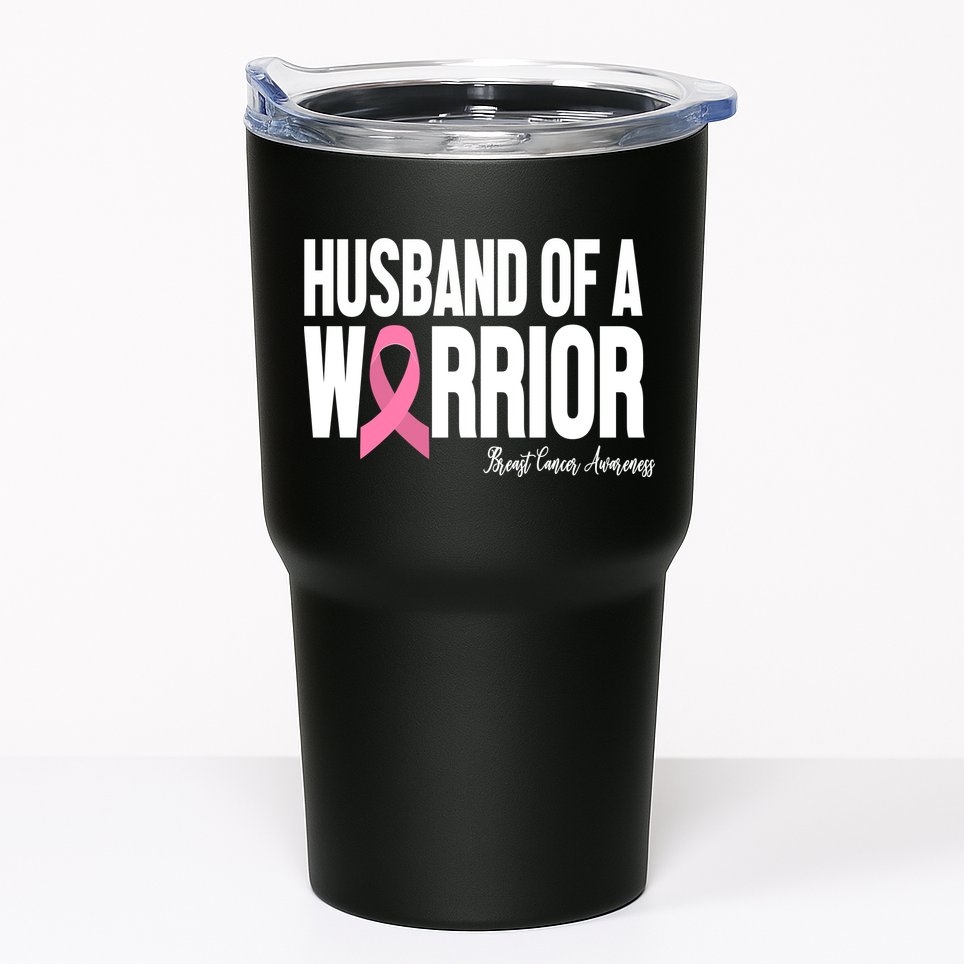 Husband Of A Warrior Breast Cancer Awanress Tumbler