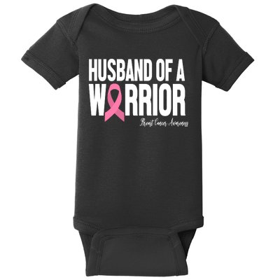 Husband Of A Warrior Breast Cancer Awanress Baby Bodysuit