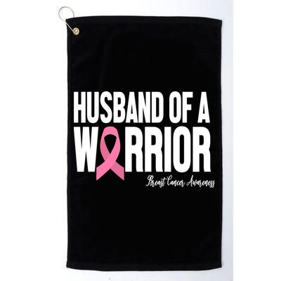 Husband Of A Warrior Breast Cancer Awanress Golf Towel