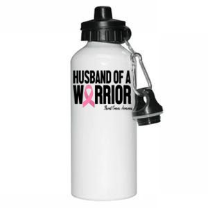 Husband Of A Warrior Breast Cancer Awanress Aluminum Water Bottle