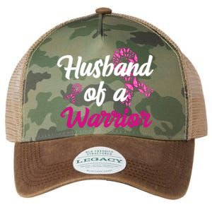 Husband Of A Warrior Breast Cancer Ribbon Legacy Tie Dye Trucker Hat