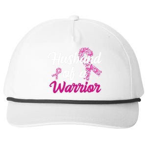 Husband Of A Warrior Breast Cancer Ribbon Snapback Five-Panel Rope Hat