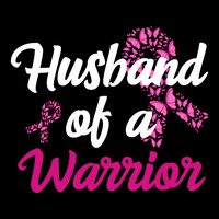 Husband Of A Warrior Breast Cancer Ribbon Drawstring Bag
