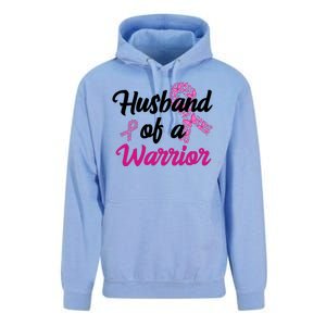 Husband Of A Warrior Breast Cancer Ribbon Unisex Surf Hoodie