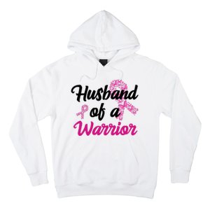 Husband Of A Warrior Breast Cancer Ribbon Hoodie