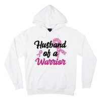 Husband Of A Warrior Breast Cancer Ribbon Hoodie