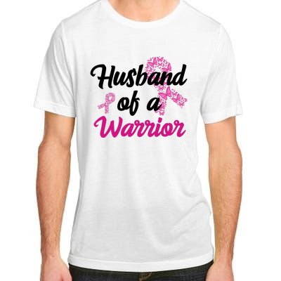 Husband Of A Warrior Breast Cancer Ribbon Adult ChromaSoft Performance T-Shirt