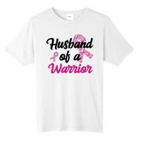 Husband Of A Warrior Breast Cancer Ribbon Tall Fusion ChromaSoft Performance T-Shirt