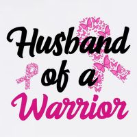 Husband Of A Warrior Breast Cancer Ribbon 11oz C Handle Ceramic Mug