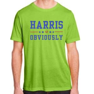 Harris. Obviously. A Vote For 2024 President Kamala Harris Adult ChromaSoft Performance T-Shirt