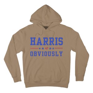 Harris. Obviously. A Vote For 2024 President Kamala Harris Hoodie