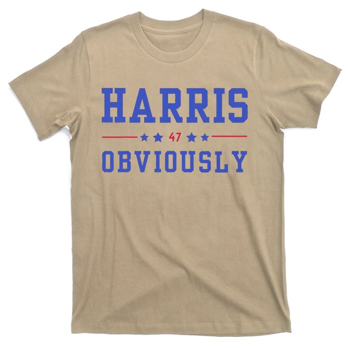 Harris. Obviously. A Vote For 2024 President Kamala Harris T-Shirt