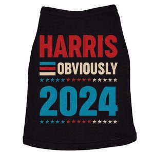 Harris. Obviously. A Vote For 2024 President Kamala Harris Doggie Tank