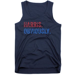 Harris. Obviously. A Vote For 2024 President Kamala Harris Tank Top